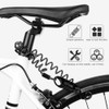 L-04 Black Zinc Alloy Bicycle Helmet Cushion Wheel U Shape