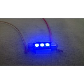 Equinox Global - 2 x Blue 36mm Canbus Super Bright LED Bulbs 3423 3425 46413 6419