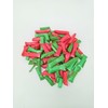 Old Fashion Chocolate Straws Red and Green 1 pound chocolate
