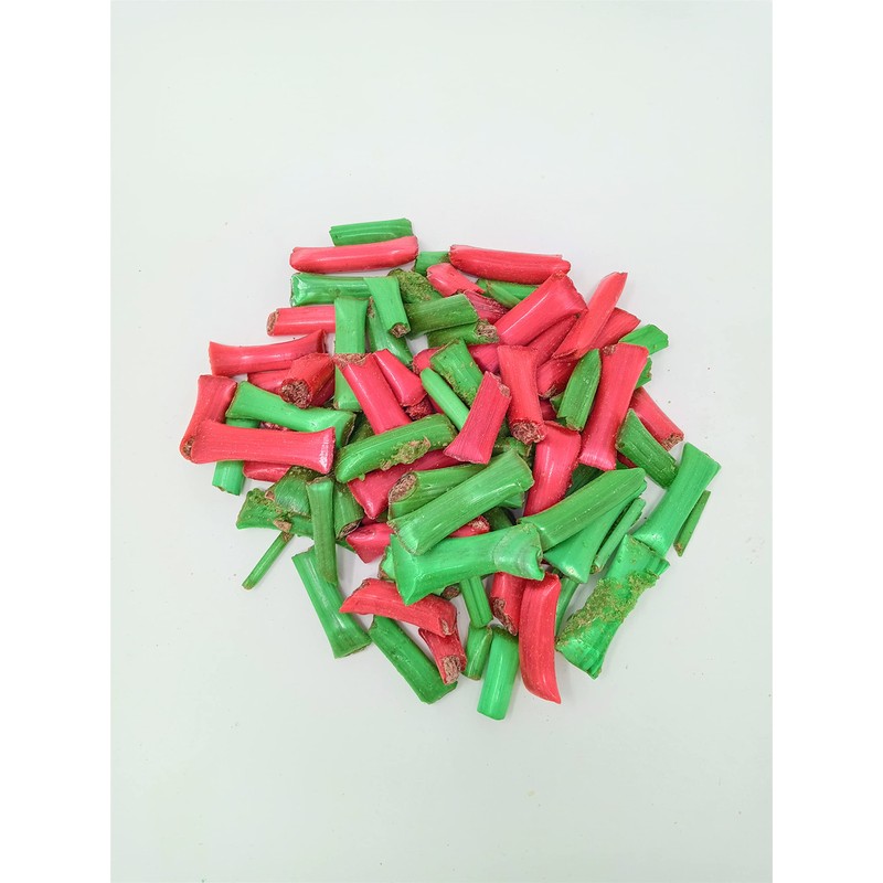 Old Fashion Chocolate Straws Red and Green 1 pound chocolate