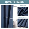 ChrisDowa Grommet Blackout Curtains for Bedroom and Living Room -