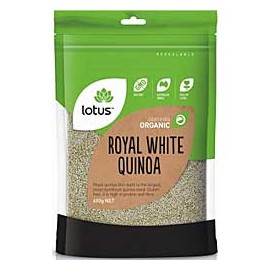 Lotus Organic Quinoa Grain Royal White 600g