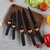 elabo 6-Piece Premium Kitchen Knife Set with Block – Stainless