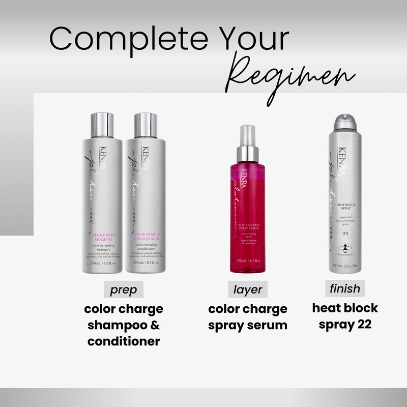 Kenra Platinum Color Charge Shampoo | Color Extending | Recharges