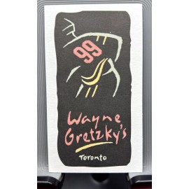 Wayne Gretzky's Restaurant 1990s Wayne Gretzky Restaurant Toronto Ontario Canada Original Business Card