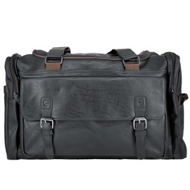 Vegan Leather Travel Duffel Weekender Bag For men and Women Carry on Overnight Bag Sports Duffel bag