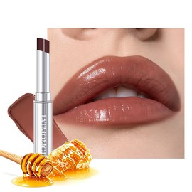 Honey Tinted Lip Balm Mask Proof Vegan For Dry Lips, Black | Oil-infused non-caking tint balm, vegan cruelty-free, mask-proof transfer-free, perfect for daily office & travel lip makeup