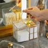 EFFORTS Cosmetic Case, Cotton Swab Storage Box, Cotton Swab Case,