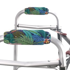 Walker Handle Cover Walker Hand Folding Rolling Walker Hand Grip Pads Walker Padded Hand Grip Walker Padded Hand Grip Covers Washable One Siz(Blue Green)