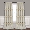 Homechoice Decor Room Divider Window Curtains, Boho Ruched Blackout Window