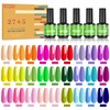 LEVIPE UV Nagellack Set, 32 Stück Gel Nagellack mit Unterlack,Glänzender