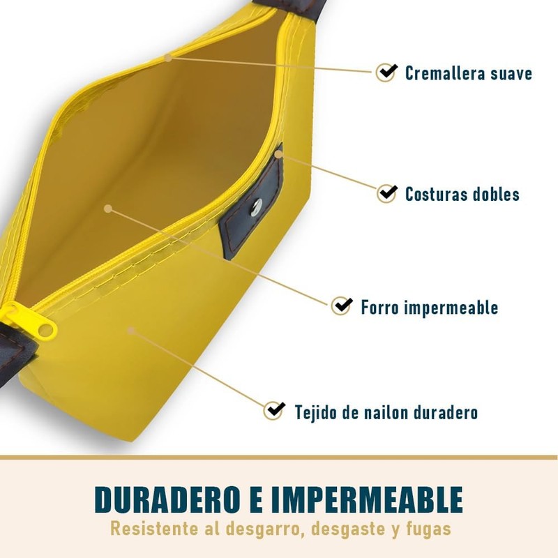 4 Pcs Bolsas de Cosméticos para Mujeres, Bolsa de Maquillaje