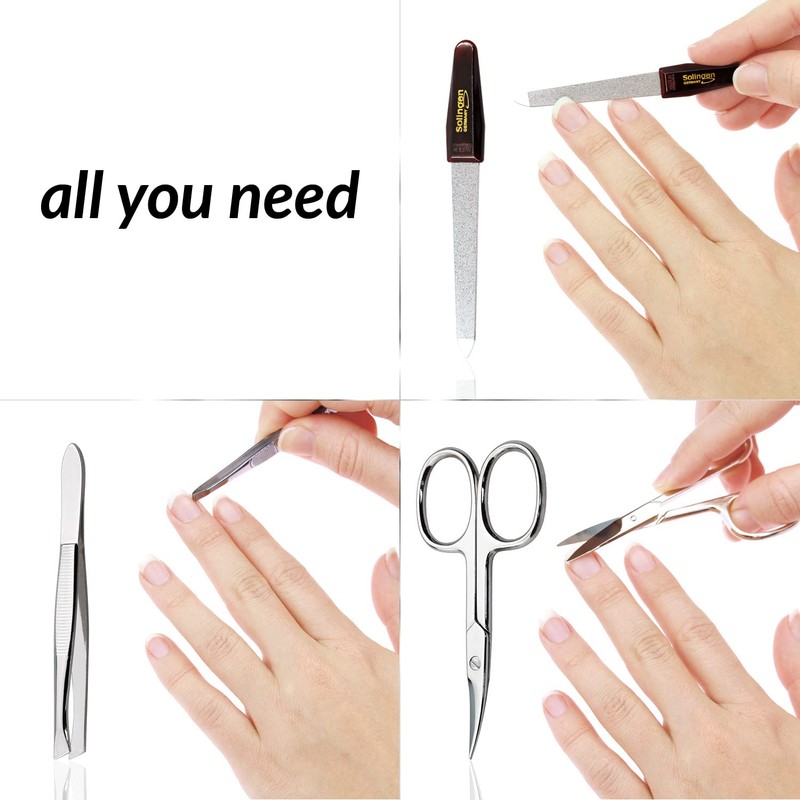 marQus Manicure Set 3-Piece Travel Set with File from Solingen