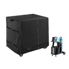 Welding Cart Cover,Compatible with Tig-Mig Welding Cart, Plasma Cutter Welding Cart, etc.Welded Cart Cover with Zipper Opening and Side Opening Design.(Cover Only)