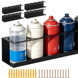 4 Pack Spray Can Holder, Wall Mount Spray Bottle Holder