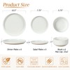 LIANYU 18-Piece Dinnerware Sets for 6, Stoneware Dinner Plates and