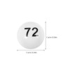 Didiseaon Bingo Balls Replacement 1-75: Numbers Game Raffle Balls Funny