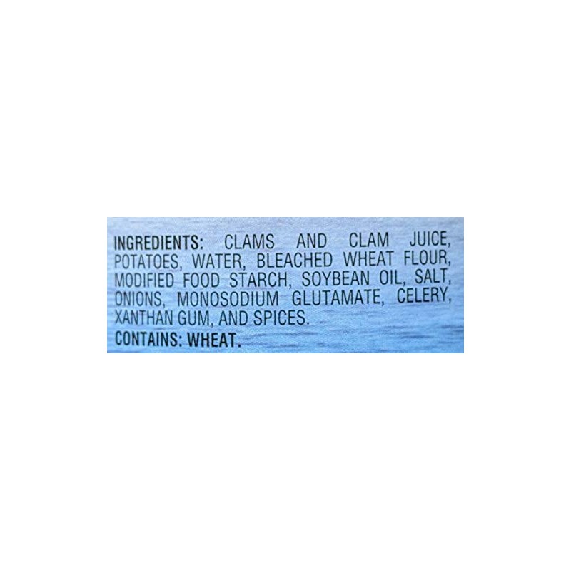 LaMonica New England Clam Chowder, Condensed, 51 Oz. (2 Pack)