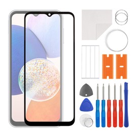 SWARK New Front Outer Lens Screen Glass Replacement+OCA for Galaxy A14 5G SM-A146 with Upgraded Repair Tools Kit-No Touch Digitizer and LCD Display