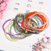 EUMENIDES Natural Crystal Stone Bracelet, 4MM, Elastic Band, Natural Gemstones,