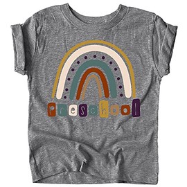Preschool Rainbow First Day of School Gift Back to School Granite Shirt 18M