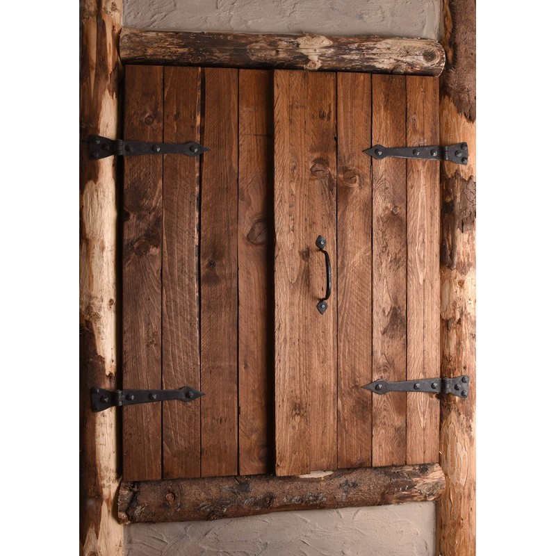 Battle-Merchant Forged Handle Fitting Chest Handle Hand-Forged Steel - Wrought