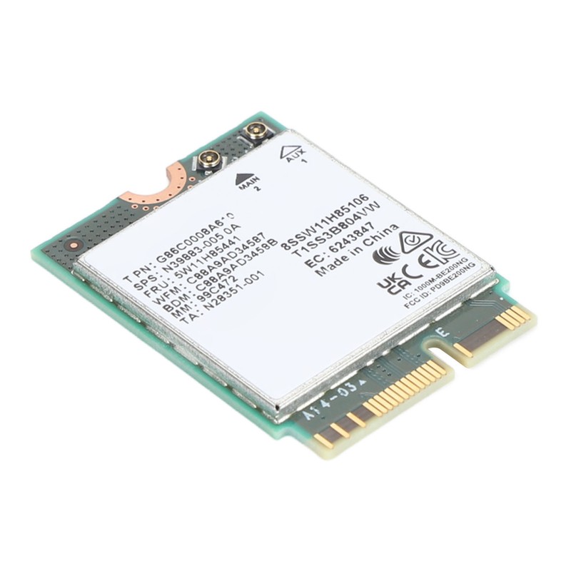 BE200NGW WiFi 7 Network Card for Intel BE200 8774Mbps Supports