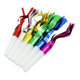 Ieron 24 Stück Party-Krachmacher, Party-Flöten, Party-Pfeifen, Zubehörtruhe für Geburtstage, Sportveranstaltungen, Neujahr, Weihnachten