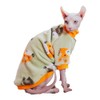 Sphynx Cat Warm Turtleneck Sweater, Thick Soft Double-Sided Fleece Clothes