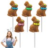 Fruidles Easter Bunny Lollipops Suckers, Colorful Easter Eggs, Fat-Free -