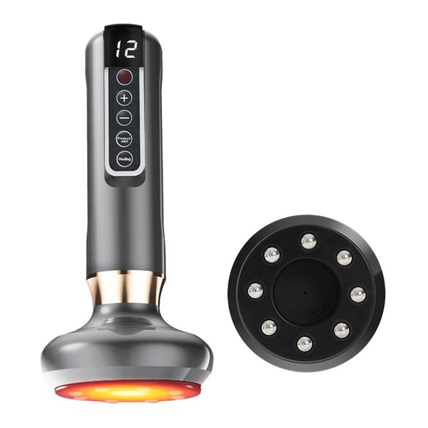 SKIKHN Cellulite Massager, 12 Speed Cupping Device for Cleaning Meridians,