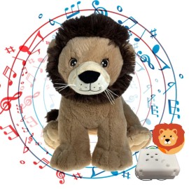 Toys Wonderland Leeu the Lion Plush 16" Stuffed Animal Toy with Cute Pre-Recorded Roar Sound