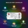 WLED Smart LED Strip Controller with Mic, uses WLED app,