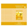 100 Lemon Essence Mask Pack Skin Flexibility Vitality Cleansing Pack / 100매레몬에센스마스크팩피부유연활력청정팩