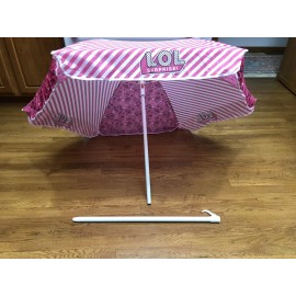 LOL SURPRISE LOL SURPRISE L.O.L. Surprise! Birthday Party Kids Picnic Table Umbrella Beach New