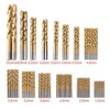 Metal Twist Drill Bit Set, Titanium Coated 4241 HSS 135°
