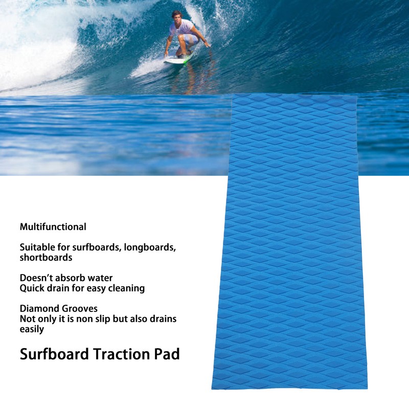 Surfing Board Grip Pad Anti Slip DIY Trimmable EVA Foam