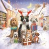 Tom Smith Giftmaker Pack 10 Square Christmas Cards 2 Festive