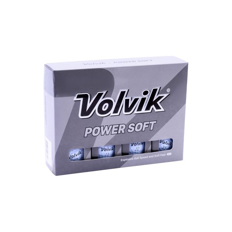 Volvik Power Soft Golf Ball Pack - White