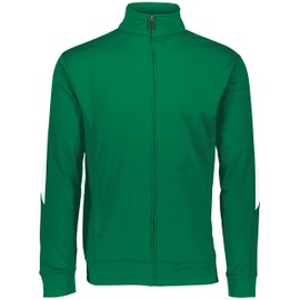 Augusta Sportswear Men's Standard Medalist Jacket 2.0, Kelly/White, 3X-Large