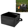 Collapsible Basin Leakage Proof Portable Folding Camping Bucket for Travel