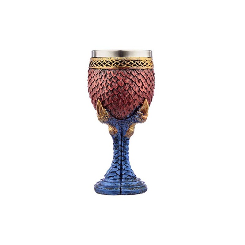 Puckator Decorative Scaled Dragon Claw Goblet I Dragon Themed -