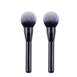 A10 Single Daily Makeup Blusher Cheek Brush Black/Flame Shape Brush 30ea