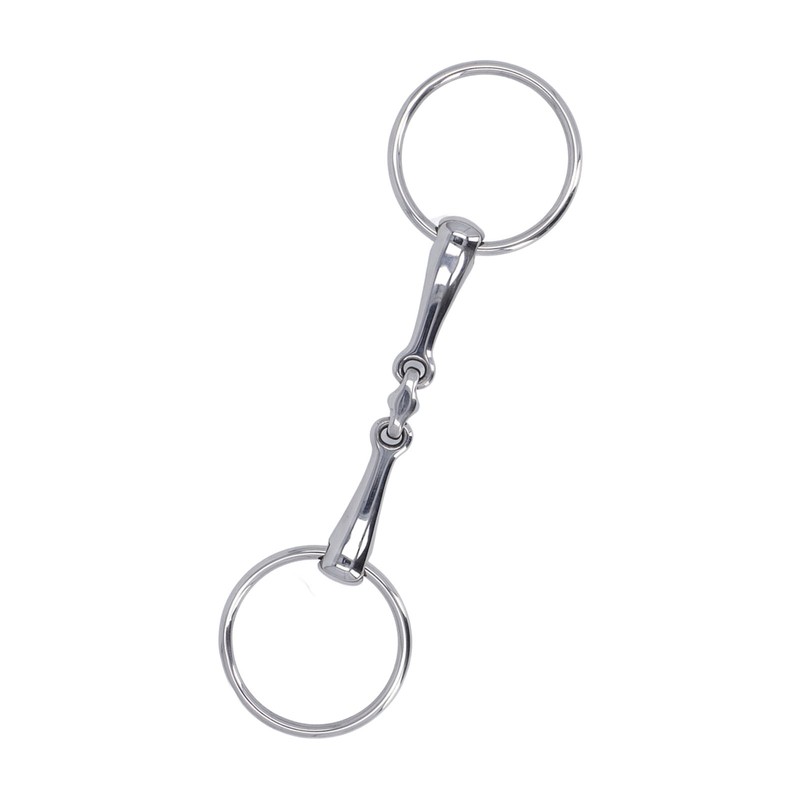 Horse Snaffle Stainless Steel Flexible Jointed Wearable Rust Proof O