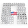GorillaGrit Clear Adhesive Bumper Pads Combo Pack - 106 Pieces