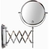 Deco Brothers Wall Mount Extendable Mirror, 8 Inch Double Side