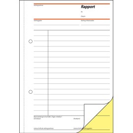 Sigel Forms – rapporte A5 Carbonless Copying, 2 x 40 Sheets Pack of 1