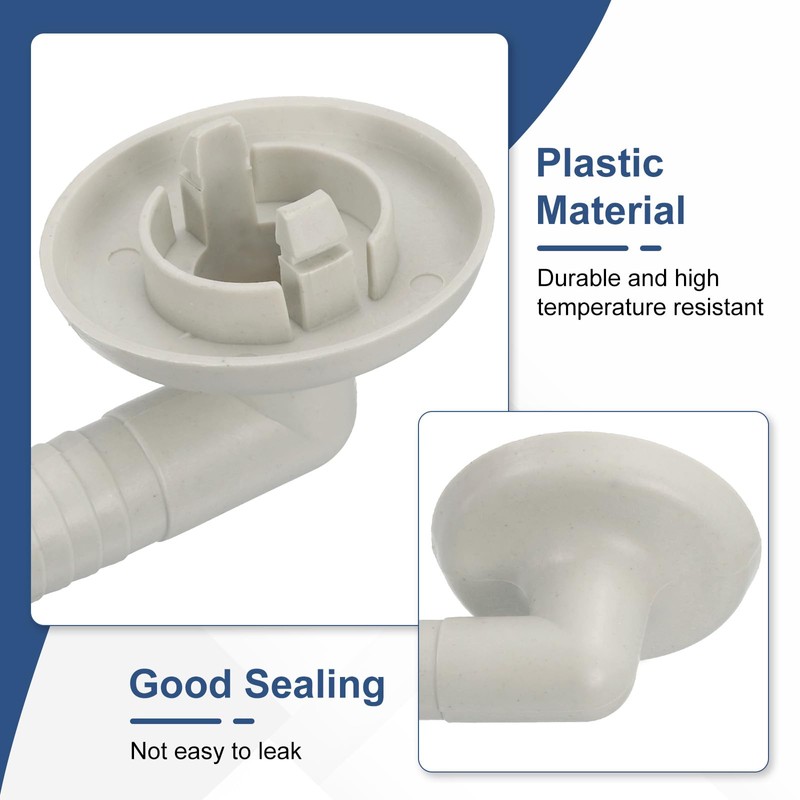 sourcing map 4Pcs Air Conditioner Drain Hose Connector Elbow Fitting