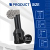SHDIATOOL Diamond Core Drill Bits 2PCS 1/2 Inch for Porcelain