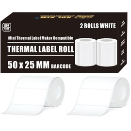 M110 Thermal Labels, 1.57''x1.18'' for Phomemo Label Printer M110 M220 M200 M120 M221 Labels Print Master Label Refill, Marklife P50 Supvan T50M Pro Clabel 221B Labels 40x30mm 2 Rolls 440 Labels White